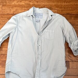 Frank & Eileen women’s Soft Gray green Button Down Shirt